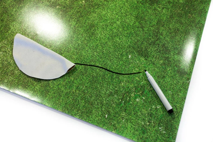 Mata do gry Playmaty Dungeons and Dragons 4 bez siatki 80 x 80 cm (5907737302399) - obraz 4