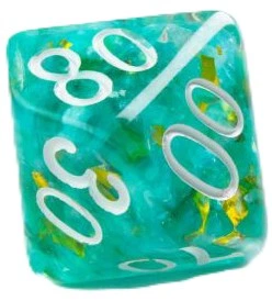 Zestaw kostek do gry Gamegenic Candy-like Mint (4251715404959) - obraz 2