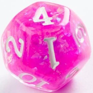 Zestaw kostek do gry Gamegenic Candy-like Raspberry (4251715404973) - obraz 5