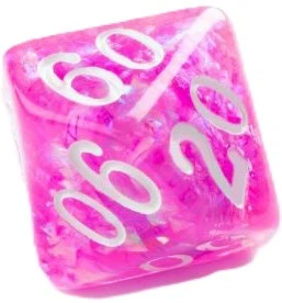 Zestaw kostek do gry Gamegenic Candy-like Raspberry (4251715404973) - obraz 7