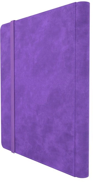 Album na karty Gamegenic Prime 24-Pocket zamykany na gumkę Purple (4251715416167) - obraz 2