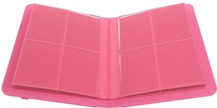 Album na karty Gamegenic Prime 8-Pocket zamykany na gumkę Pink (4251715416129) - obraz 5
