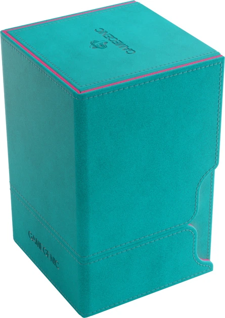 Pudełko na karty Gamegenic Watchtower 100+ XL Teal (4251715417898) - obraz 2