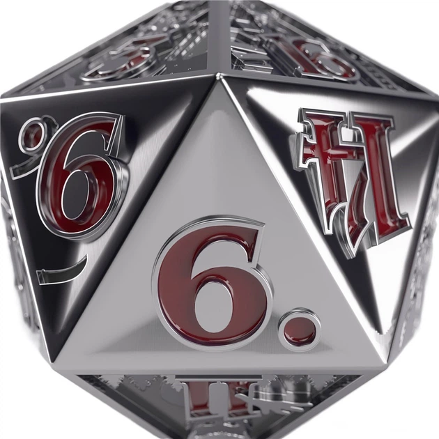 Kostka do gry Gamegenic Stranger Things D20 Hellfire club (4251715405413) - obraz 7