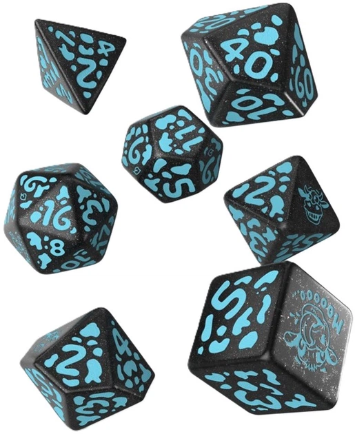 Zestaw kostek do gry Q Workshop Krowa Moolissa (5907699498031) - obraz 2