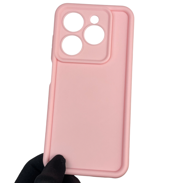 Чехол силиконовый Soft Touch для TECNO Spark Go 2024 (BG6) розовый (Полная защита камеры) - Фото 2 Чехол силиконовый Soft Touch для TECNO Spark Go 2024 (BG6) розовый (Полная защита камеры) - изображение 2