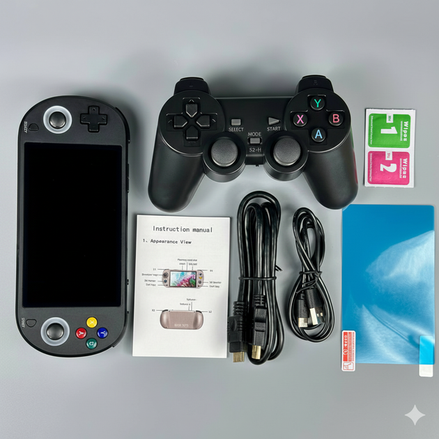 Портативна ігрова консоль SJGAM Video Game M22 Pro (5inch, 1920*1080, джойстик, TFcard 64Gb) - Фото 2 Портативна ігрова консоль SJGAM Video Game M22 Pro (5inch, 1920*1080, джойстик, TFcard 64Gb) - изображение 2