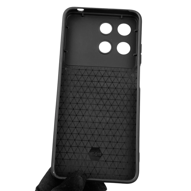 Чохол для Motorola G15 броньований з кільцем-тримачем підставкою зі шторкою чорний - зображення 5