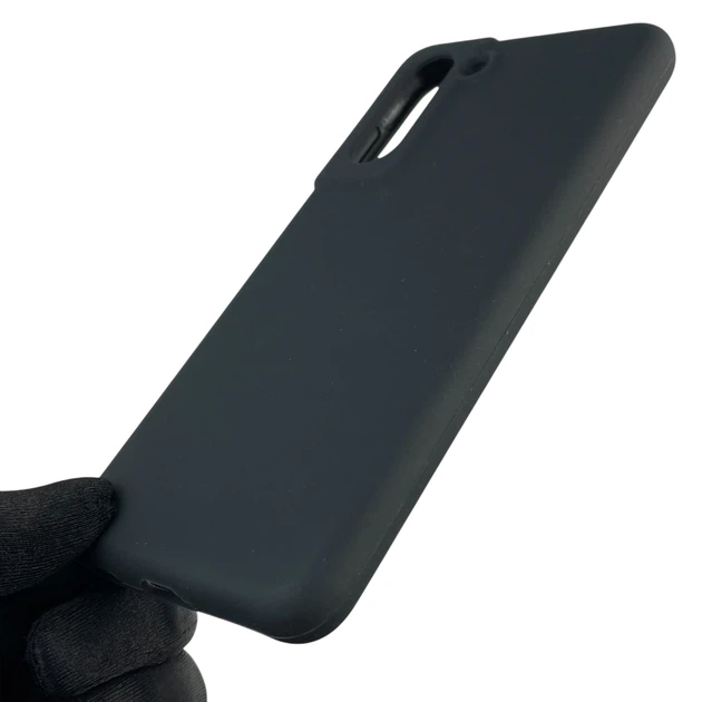 Чехол для Samsung Galaxy S21 5G (SM-G991U) силиконовый с микрофиброй нескользящий черный - Фото 5 Чехол для Samsung Galaxy S21 5G (SM-G991U) силиконовый с микрофиброй нескользящий черный - изображение 5