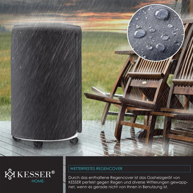 Газовый инфракрасный обогреватель KESSER 4200W белый 41 x 73 x 46 см - изображение 5