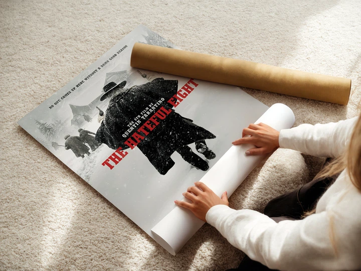 Постер Омерзительная Восьмёрка, Hateful Eight (2015), A3 42×28 см (id0139) - изображение 2