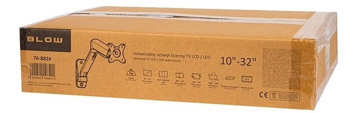 Настінне кріплення PROLECH TV LCD HQ настінне 17"-32" з шарніром (5900804148401) - зображення 5