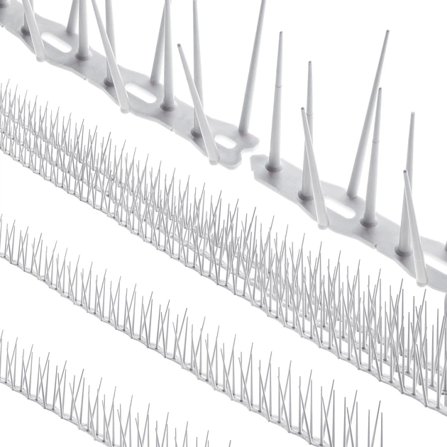 Шипи для відлякування птахів Kadax Dierre 12 шт Білі (K10040) - зображення 3