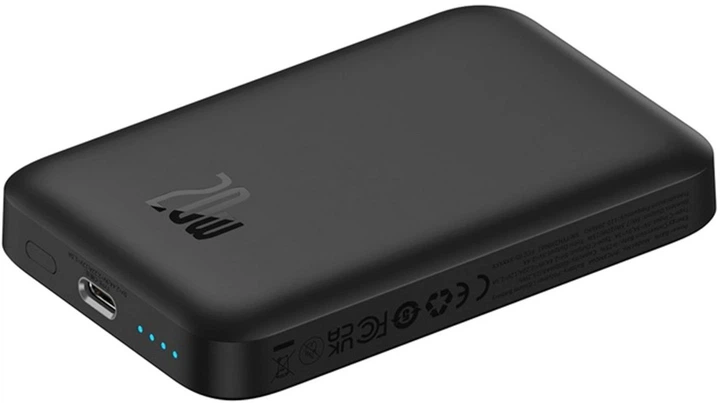 УМБ Baseus Magnetic Mini Air Wireless 6000mAh 20W Black (P10059002113-00) - зображення 7