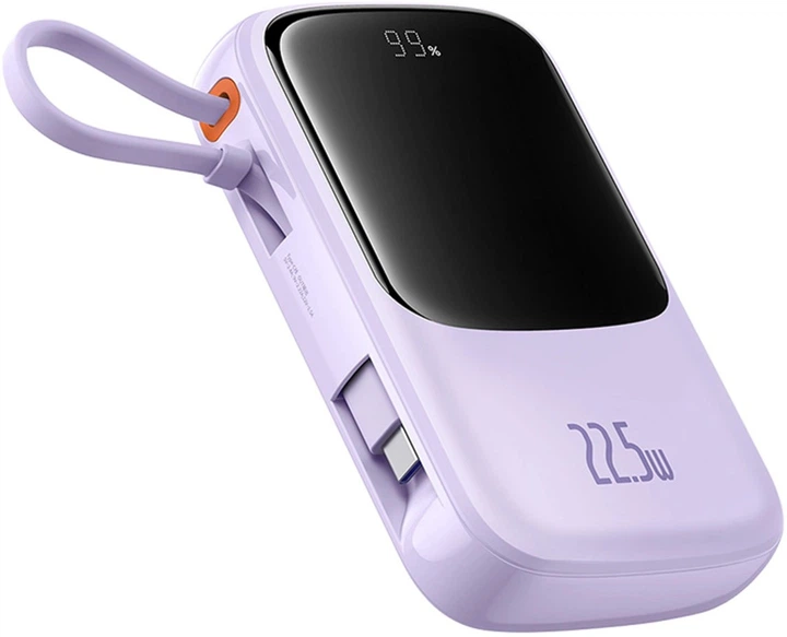 УМБ Baseus Qpow Pro+ USB-C 10000 мАг 22.5 Вт Violet (P10155702511-00) - зображення 3