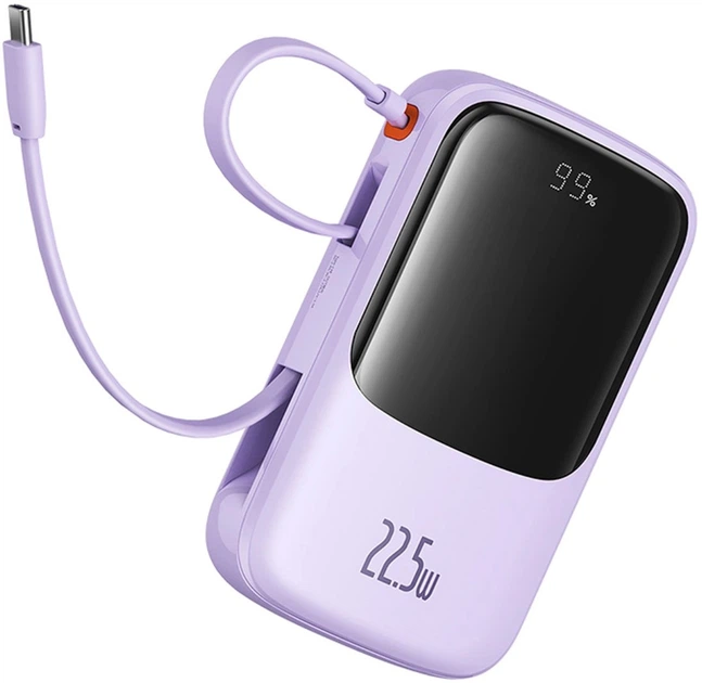 УМБ Baseus Qpow Pro+ USB-C 10000 мАг 22.5 Вт Violet (P10155702511-00) - зображення 5