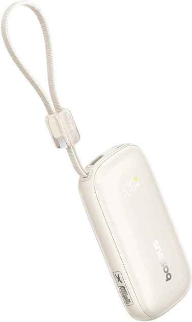 УМБ Baseus EnerFill FC21 Qpow 3 Ultra 10000 мАг 22.5 Вт Beige (P10165501811-00) - зображення 3