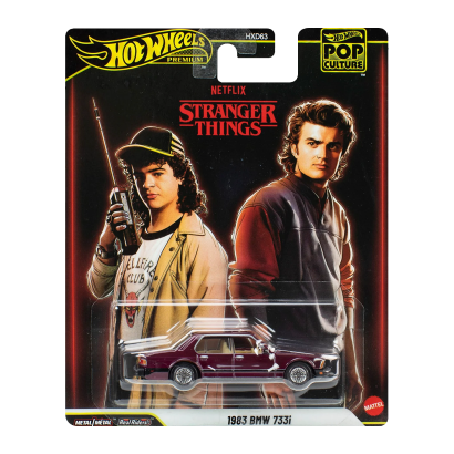 Машинка Premium Hot Wheels 1983 BMW 733i Stranger Things Pop