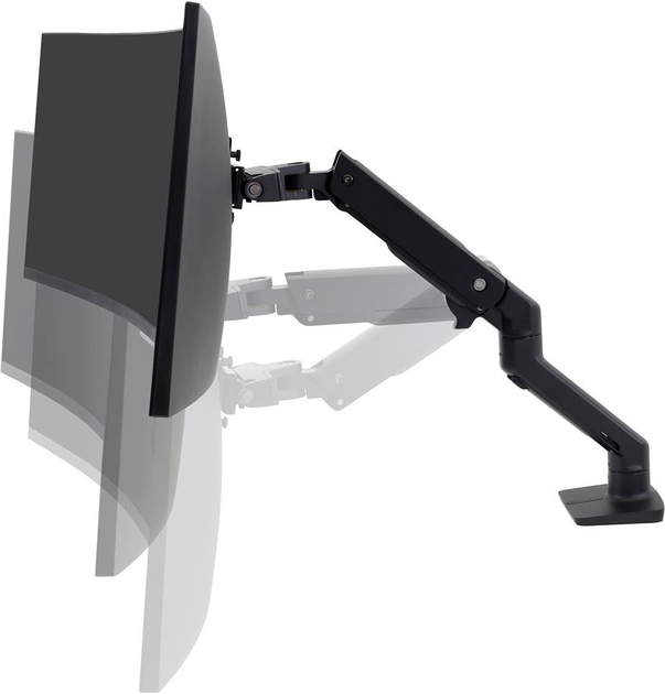 Настільне кріплення для монітора Ergotron HX Desk Monitor Arm Black (45-475-224) - зображення 3