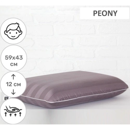 Подушка MirSon ортопедична 6046 Noble stripe Peony Men 59х43х12 (2200003261691) MirSon 2200003261691 877060 - зображення 2