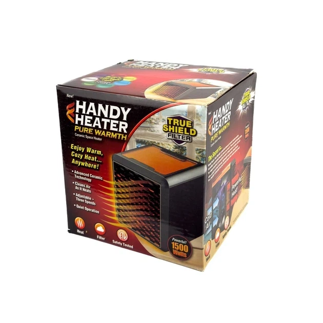 Тепловентилятор обігрівач керамічний Handy Heater Pure Warmth електричний 1500 Вт - изображение 6