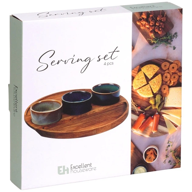 Набір для сервірування Excellent Houseware 4 предмети (8721037490993) - зображення 3