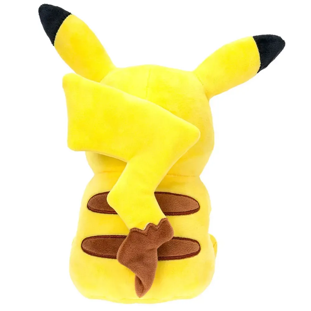 Мʼяка плюшева іграшка Пікачу сидячий з язичком з аніме Pokemon 50 см - зображення 3