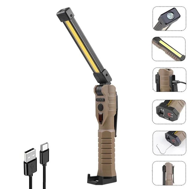 Фонарь кемпинговый на магните с красным светом+COB Multifaction Work Lights PL 380 Powerbank USB - изображение 3