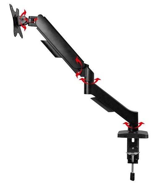 Uchwyt PROLECH TV LCD HQ 17"-32" do biurka z przegubem (5900804148388) - obraz 2