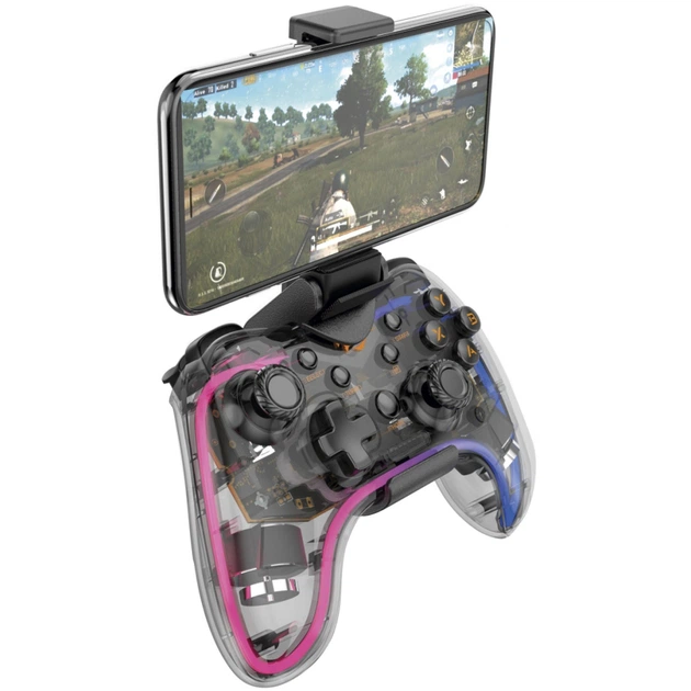 Геймпад Havit HV-G180BT RGB Transparent (HV-G180BT) - изображение 2