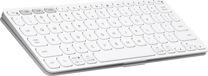 Клавіатура бездротова Logitech Keys-To-Go 2 US Bluetooth Pale Gray (920-012985) - зображення 2