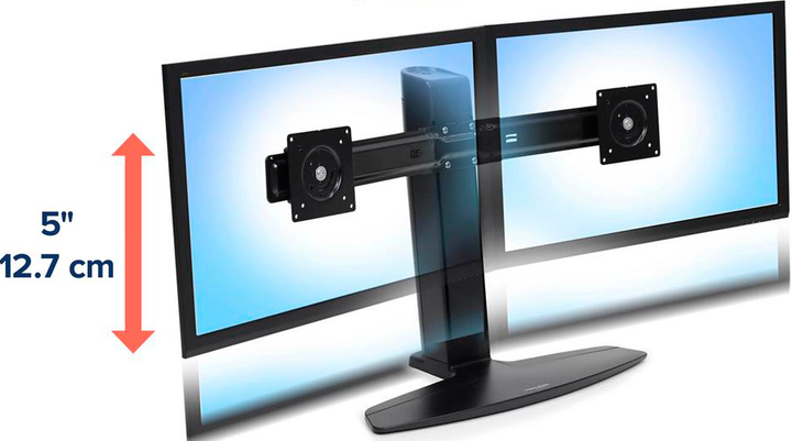 Настільне кріплення для монітора Ergotron Neo-Flex Dual Monitor Lift Stand (33-396-085) - зображення 3