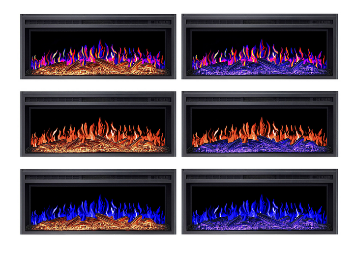 Электрический камин ArtiFlame для дома 3D с эффектом реального огня черный декоративный электрокамин искусственный обогреватель визуальное пламя - изображение 4