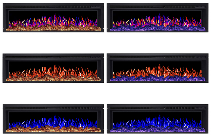 Электрический камин ArtiFlame 3D с эффектом реального огня черный декоративный - изображение 5
