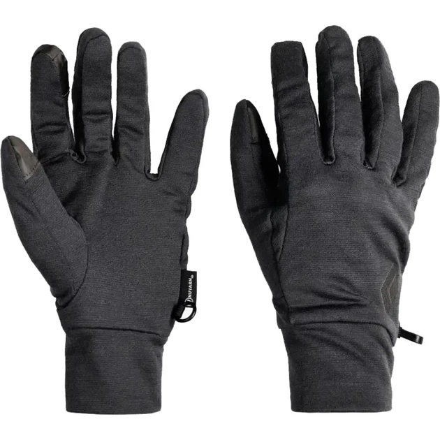 Перчатки лыжные сенсорные Black Diamond LightWeight Wooltech Gloves Mns Antracite L (100079952) - Фото 3 Перчатки лыжные сенсорные Black Diamond LightWeight Wooltech Gloves Mns Antracite L (100079952) - изображение 3