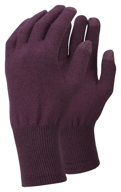 Перчатки трекинговые сенсорные Trekmates Merino Touch Glove Blackcurrant XL (100066156) - Фото 1 Перчатки трекинговые сенсорные Trekmates Merino Touch Glove Blackcurrant XL (100066156) - изображение 1