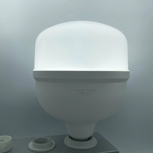 Светодиодная лампа эконом энергосберигающая Biom HP-2-80-6 80W T80 E27 6500K - изображение 4