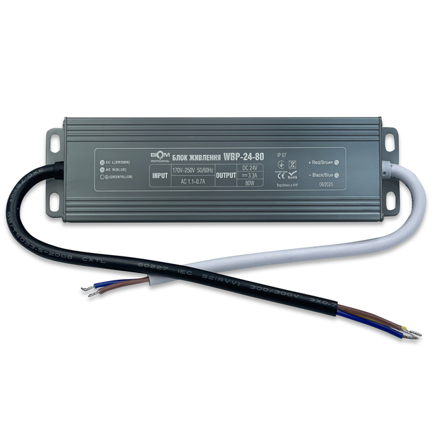 Блок питания Biom Professional 80W 24V 3.33A IP67 WBP-24-80 - изображение 2