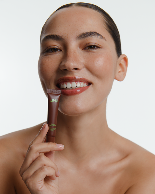 Блиск-ліппер для губ Lipss Lipper - Dubai Chocolate Дубайський шоколад, 8 мл - зображення 5