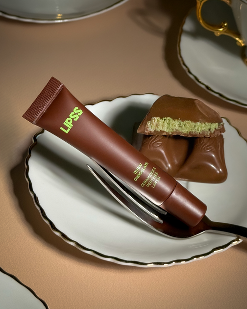 Блиск-ліппер для губ Lipss Lipper - Dubai Chocolate Дубайський шоколад, 8 мл - зображення 7