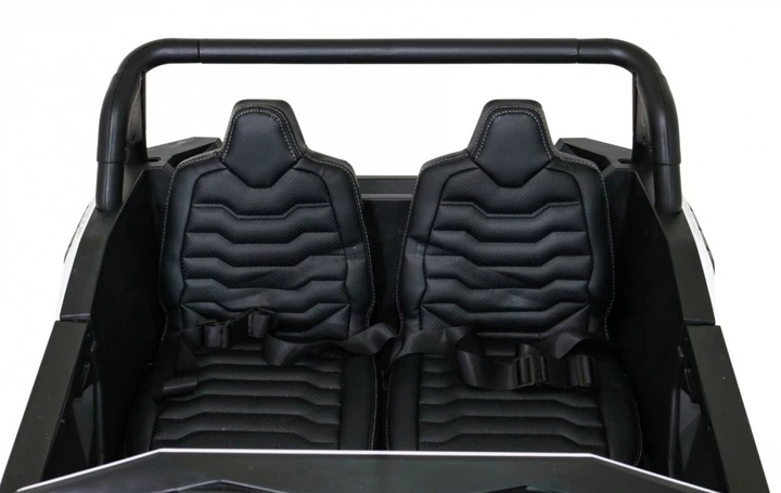 Samochód elektryczny dla dzieci Buggy ATV Racing 2-osobowy Biały (5903864913828) - obraz 5