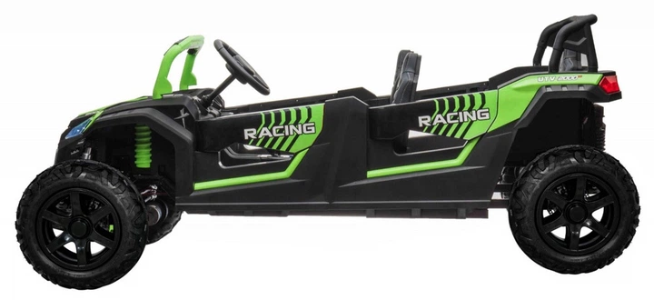 Samochód elektryczny dla dzieci Buggy ATV Racing UTV2000 4-osobowy Zielony (5903864942293) - obraz 3