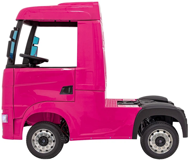 Samochód elektryczny dla dzieci Ciężarówka Scania R-Serie 1-osobowy Różowy (5903864944501) - obraz 2