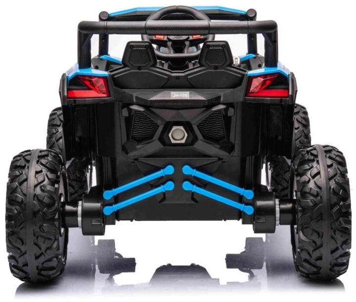 Samochód elektryczny dla dzieci Buggy ATV Defend 2-osobowy Niebieski (5903864956313) - obraz 4