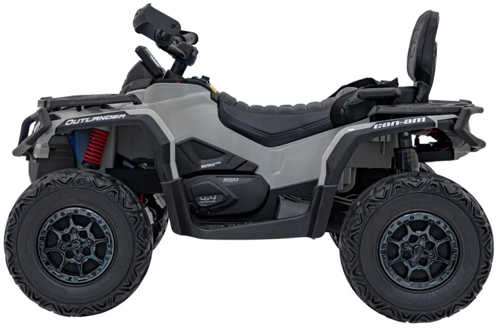 Samochód elektryczny dla dzieci Quad Can Am Outlander ATV 1-osobowy Szary (5903864982718) - obraz 2