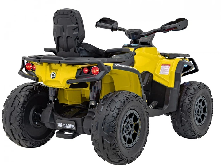 Samochód elektryczny dla dzieci Quad Can Am Outlander ATV 1-osobowy Żółty (5903864982725) - obraz 11