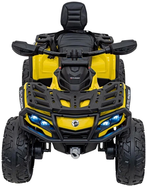Samochód elektryczny dla dzieci Quad Can Am Outlander ATV 1-osobowy Żółty (5903864982725) - obraz 12