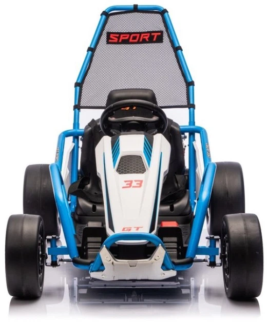Samochód elektryczny dla dzieci Gokart Tornado z Funkcją Driftu 1-osobowy Niebieski (5903864977608) - obraz 3