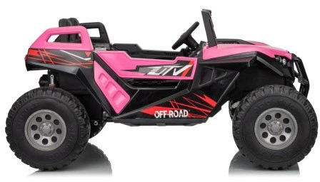Samochód elektryczny dla dzieci Buggy RTR Monster Speed 2-osobowy Różowy (5903864978827) - obraz 2