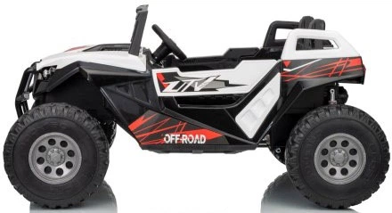 Samochód elektryczny dla dzieci Buggy RTR Monster Speed 2-osobowy Biały (5903864978834) - obraz 2